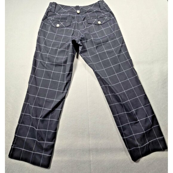 Nike Golf Dri-FIT Women’s Capri Pants Size 2 Black Striped Quick-Dry Sporty - Picture 9 of 16